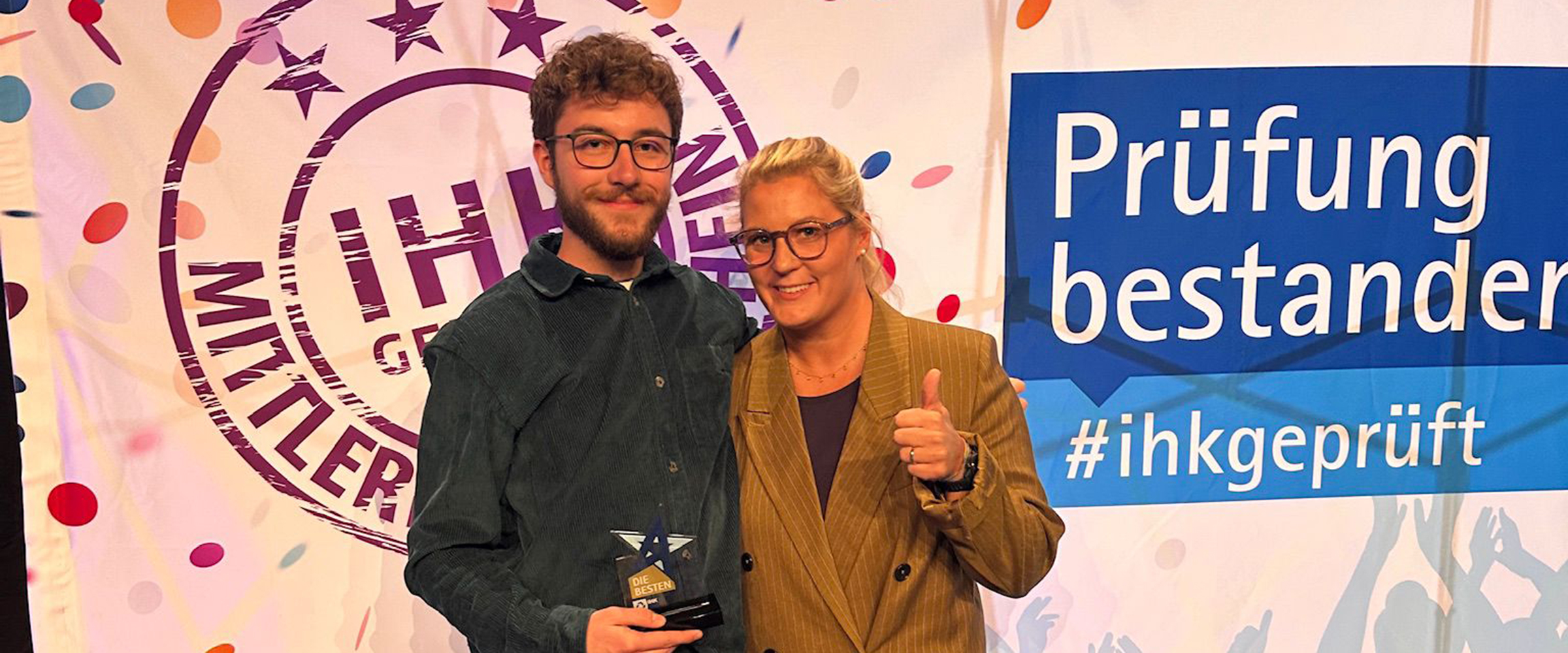Auszeichnung für unseren Auszubildenden – IHK-Bestenehrung 2025